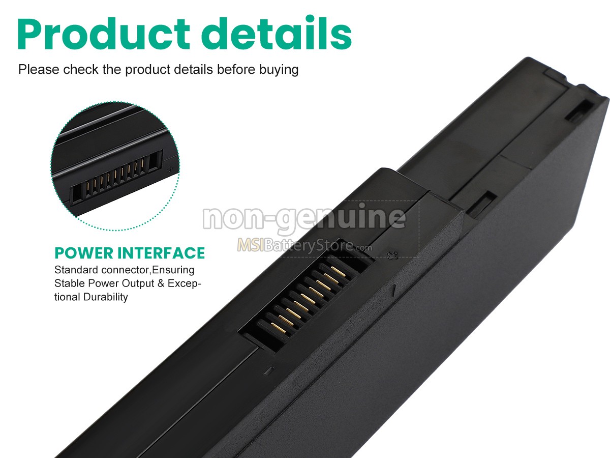 MSI VR620X replacement battery